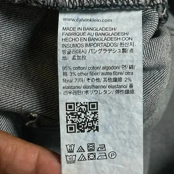 Calvin Klein Denim Mini‎ Skirt Size 10 - Picture 4 of 5